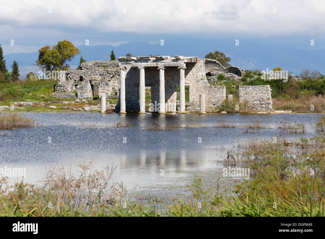 Hellenistic Gymnasium, ancient city of Miletus, Miletus, Aydin province, Aegean region, Turkey Stock Photo