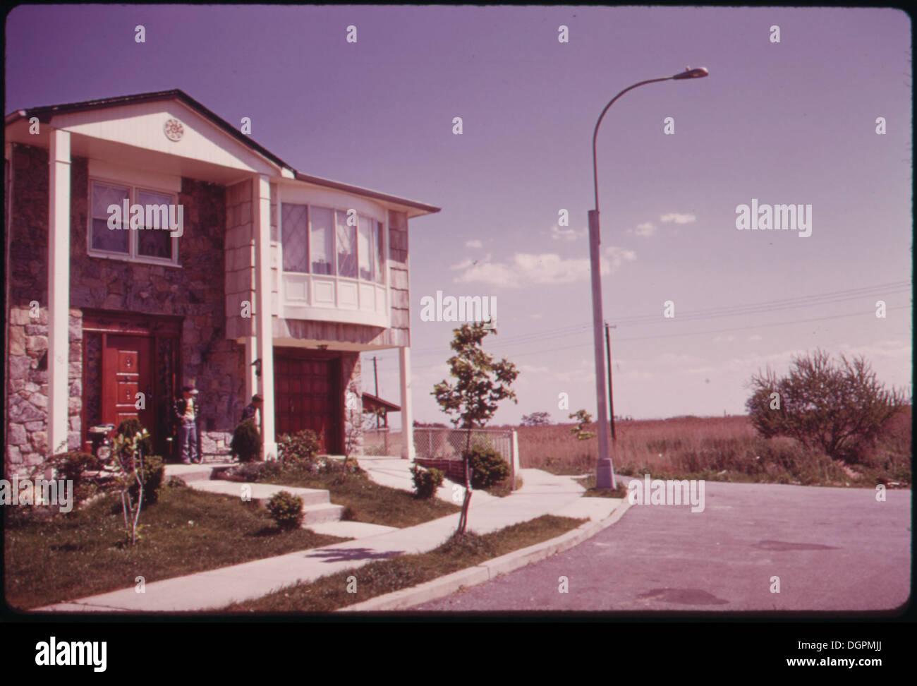 RECENTLY BUILT HOME AT GREAT KILLS PARK ON STATEN ISLAND 547938 Stock