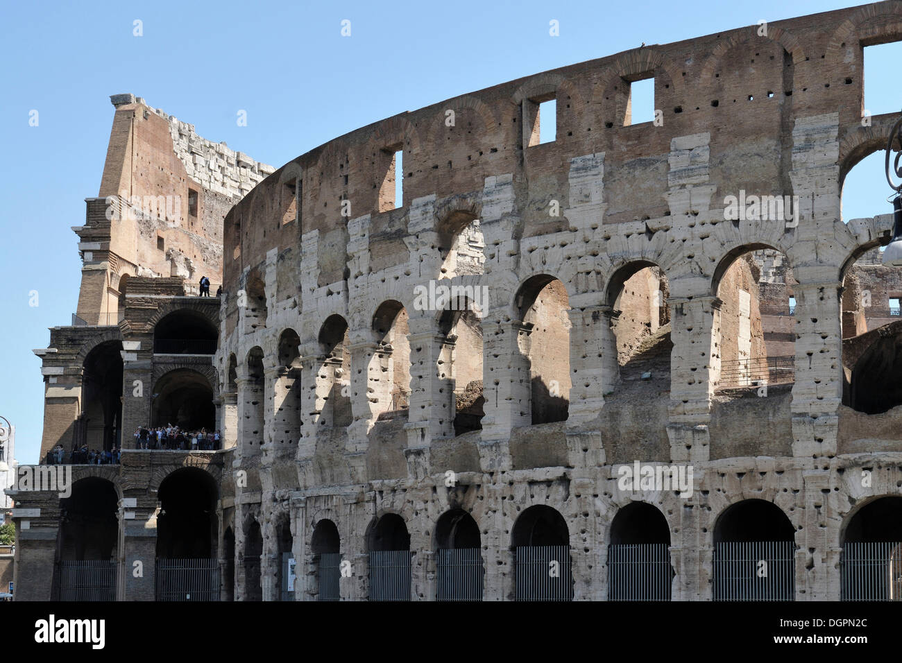 Outside view of the Colosseum in Rome, Italy, Europe Stock Photo - Alamy