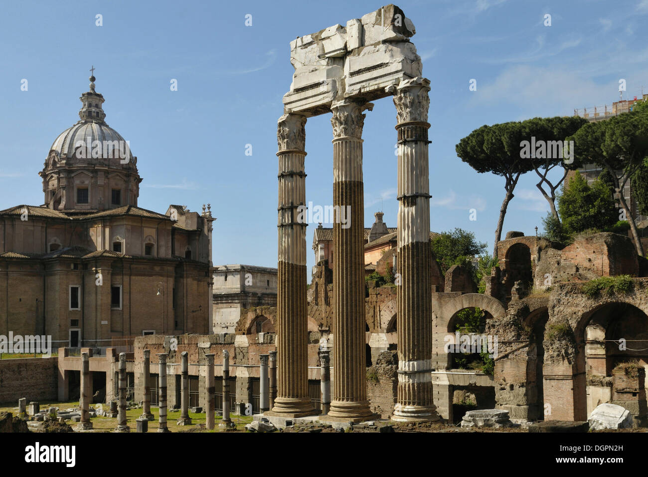 Roman Forum, Forum Romanum, Rome, Italy, Europe Stock Photo Alamy