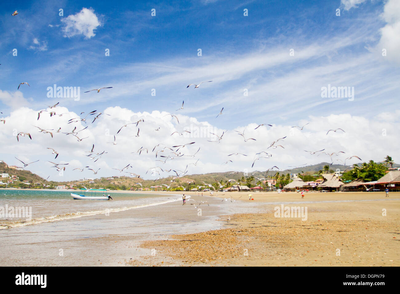 San Juan del Sur beach, Nicaragua. Stock Photo