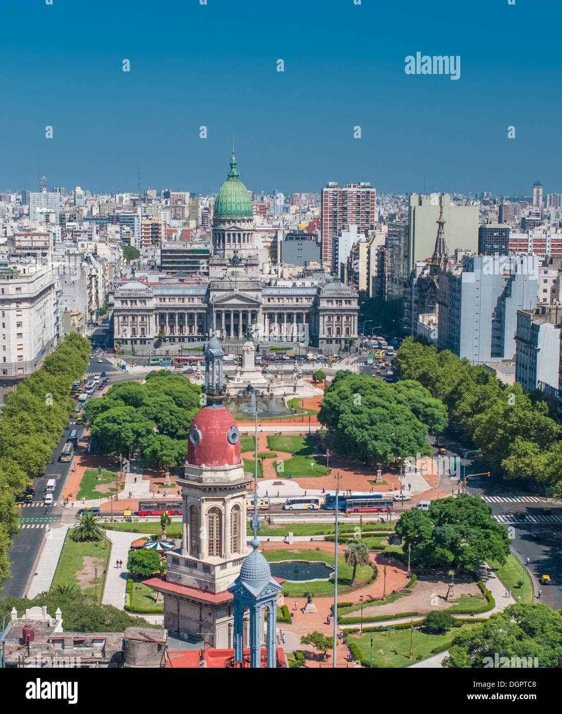 Panorama of Buenos Aires, Argentina Stock Photo