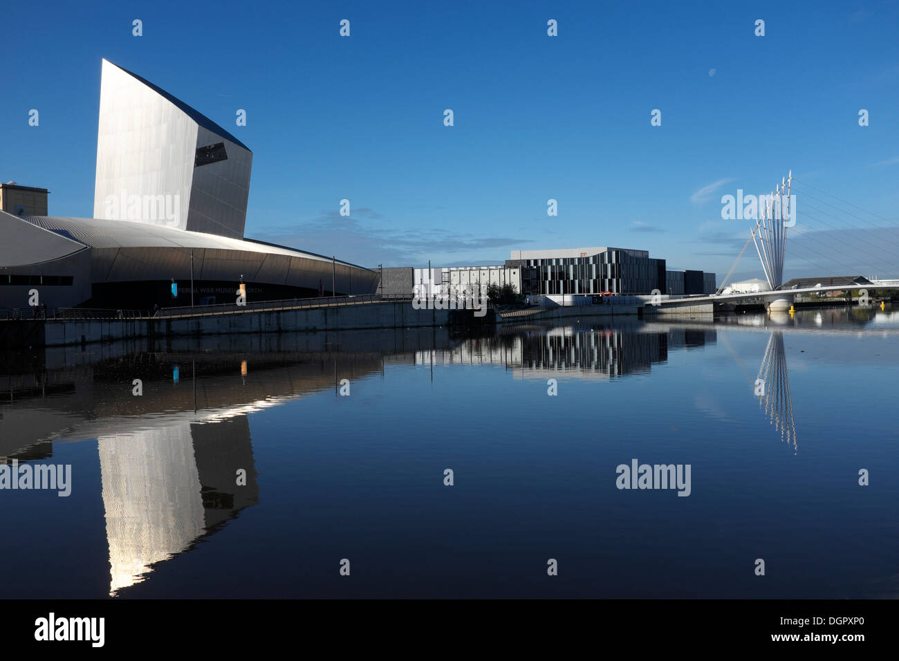 imperial war museum north at salford quays, greater manchester, uk ...