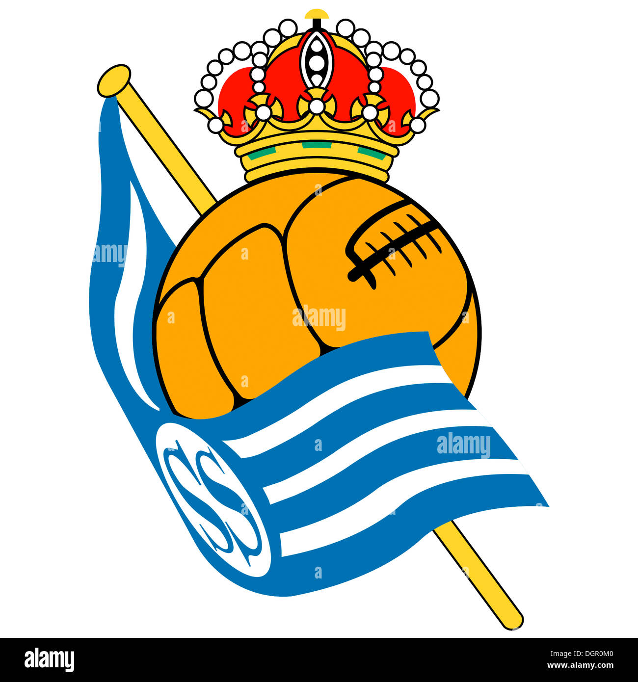 Logo of Spanish football team Real Sociedad San Sebastian Stock Photo -  Alamy