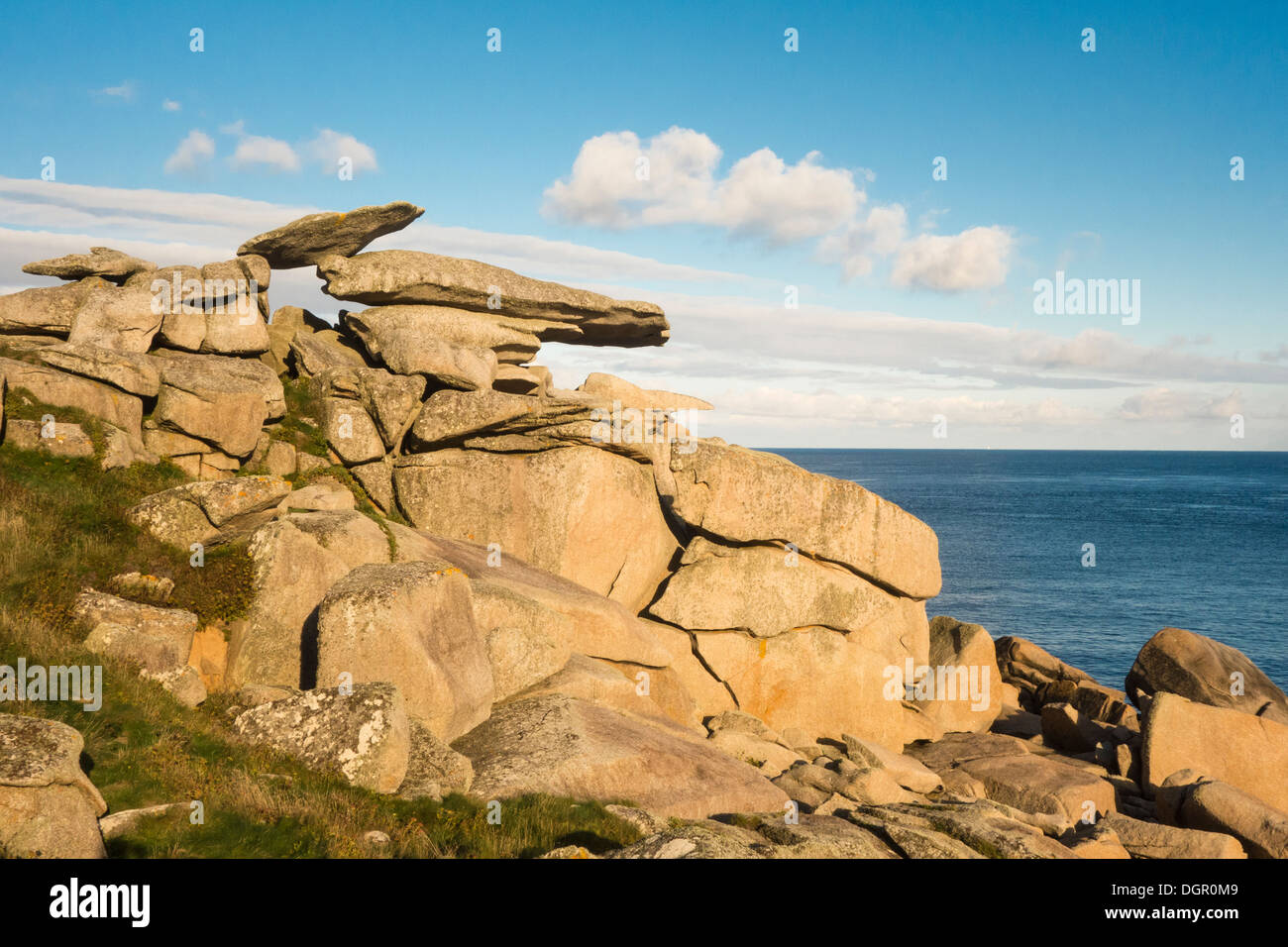 Pulpit Rock, Peninnis Head, St Mary's, Isles of Scilly Stock Photo