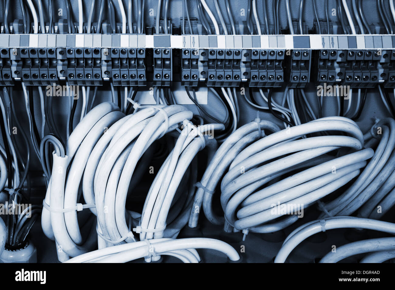 wires in a box Stock Photo Alamy