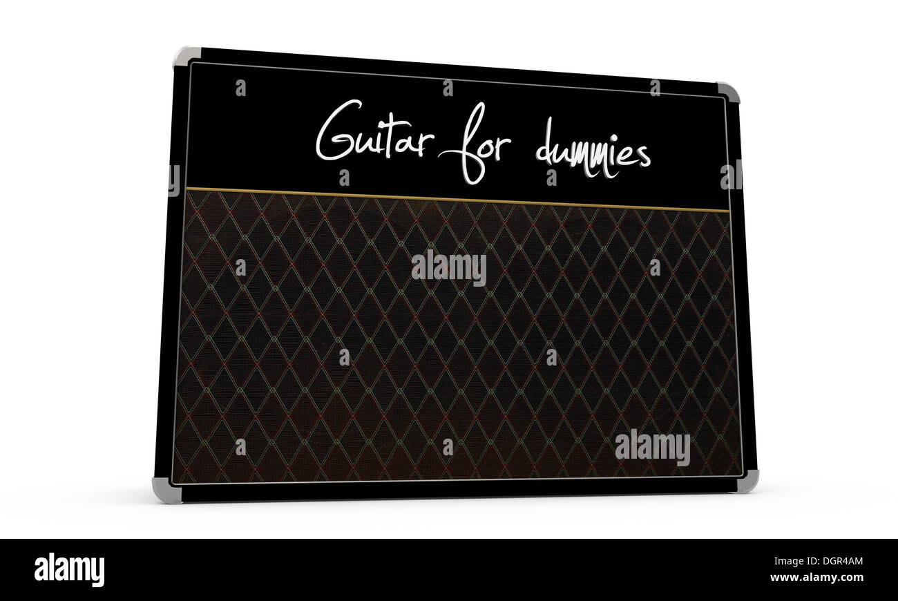 guitar amp isolated on white background Stock Photo - Alamy