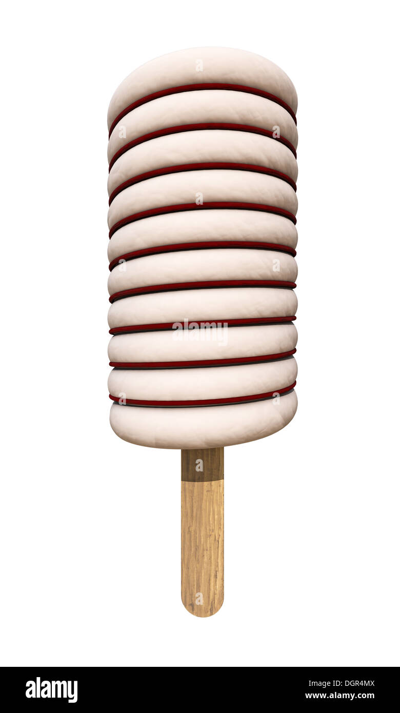ice cream isolated on white background Stock Photo - Alamy