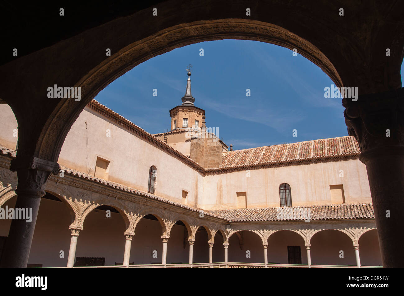 El Museo de Santa Cruz es un edificio del s. XVI de la ciudad de Toledo, Castilla la Mancha, España Stock Photo