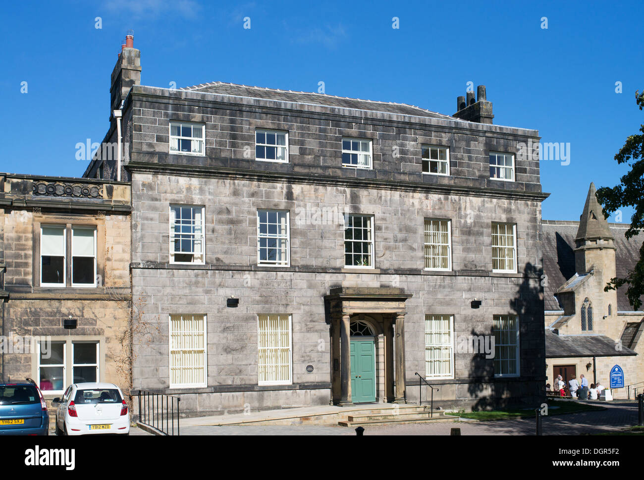 The 18th century Manor House in Otley, Yorkshire, England, UK Stock Photo