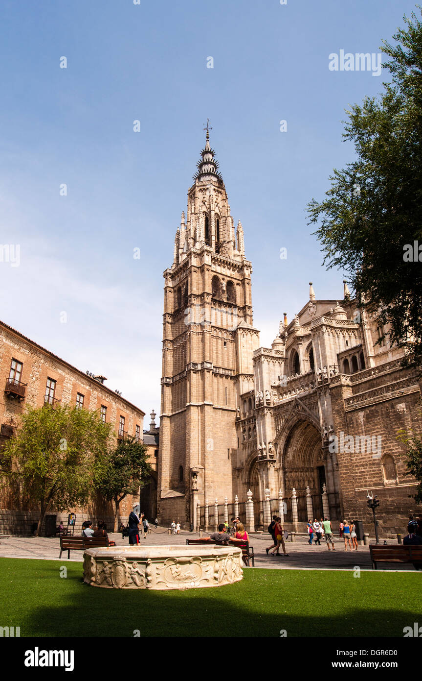 Catedral de Toledo, Castilla la Mancha España Stock Photo