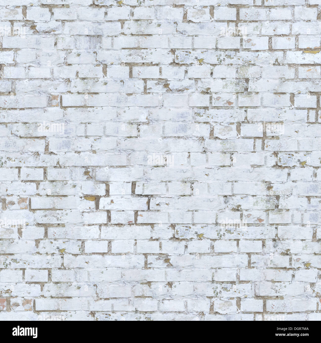 White Brick Wall Texture. Stock Photo