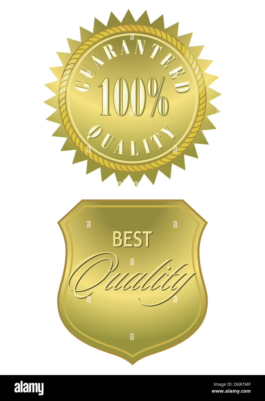 Quality Certificate Stock Photo