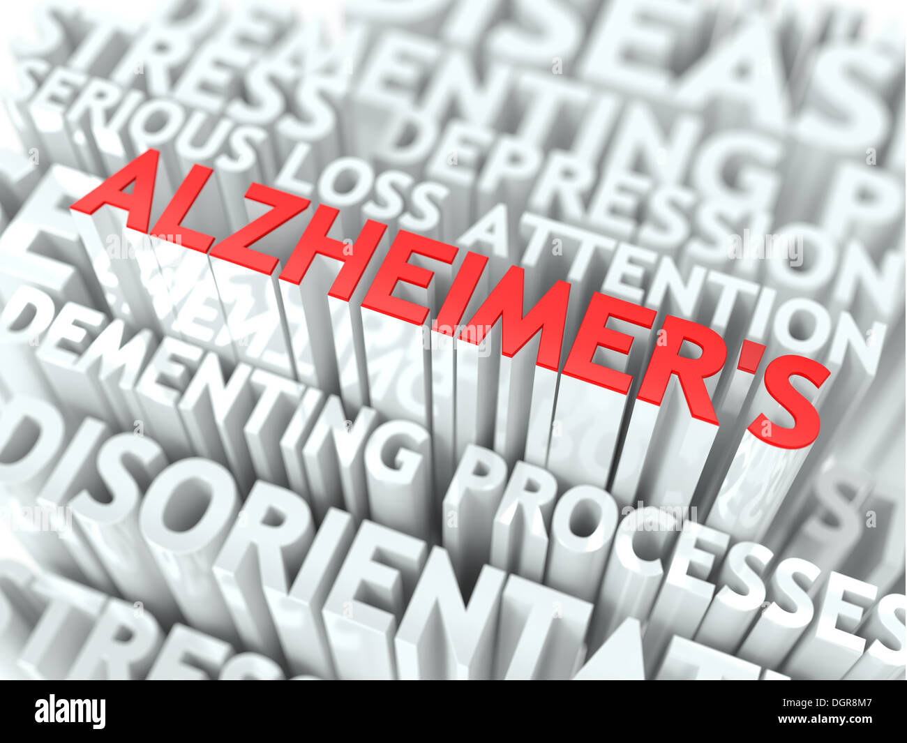 Alzheimer word hi-res stock photography and images - Alamy