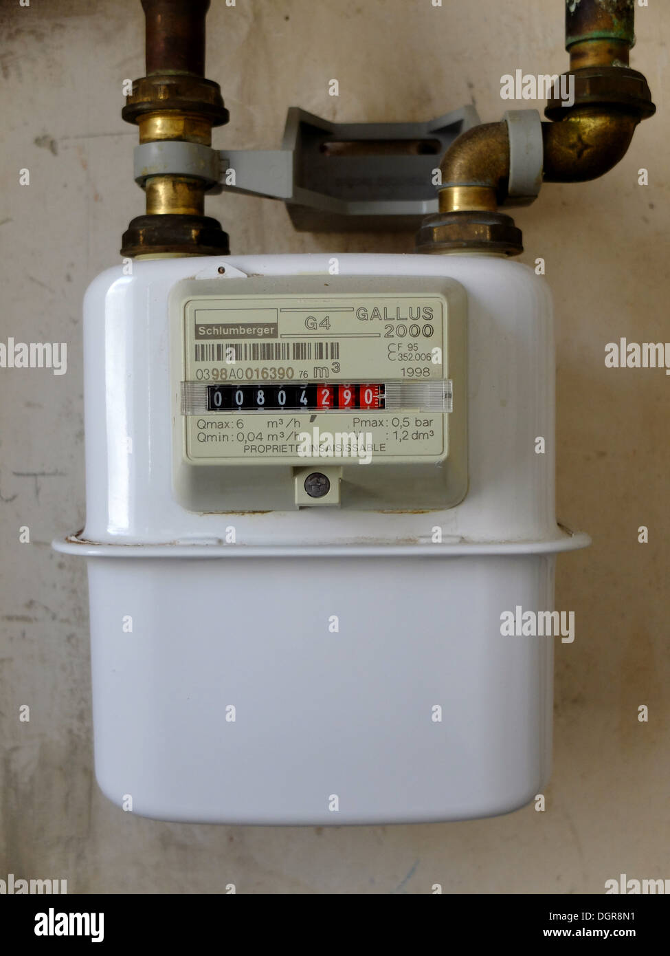 Old Gas Meter Stock Photos & Old Gas Meter Stock Images Alamy