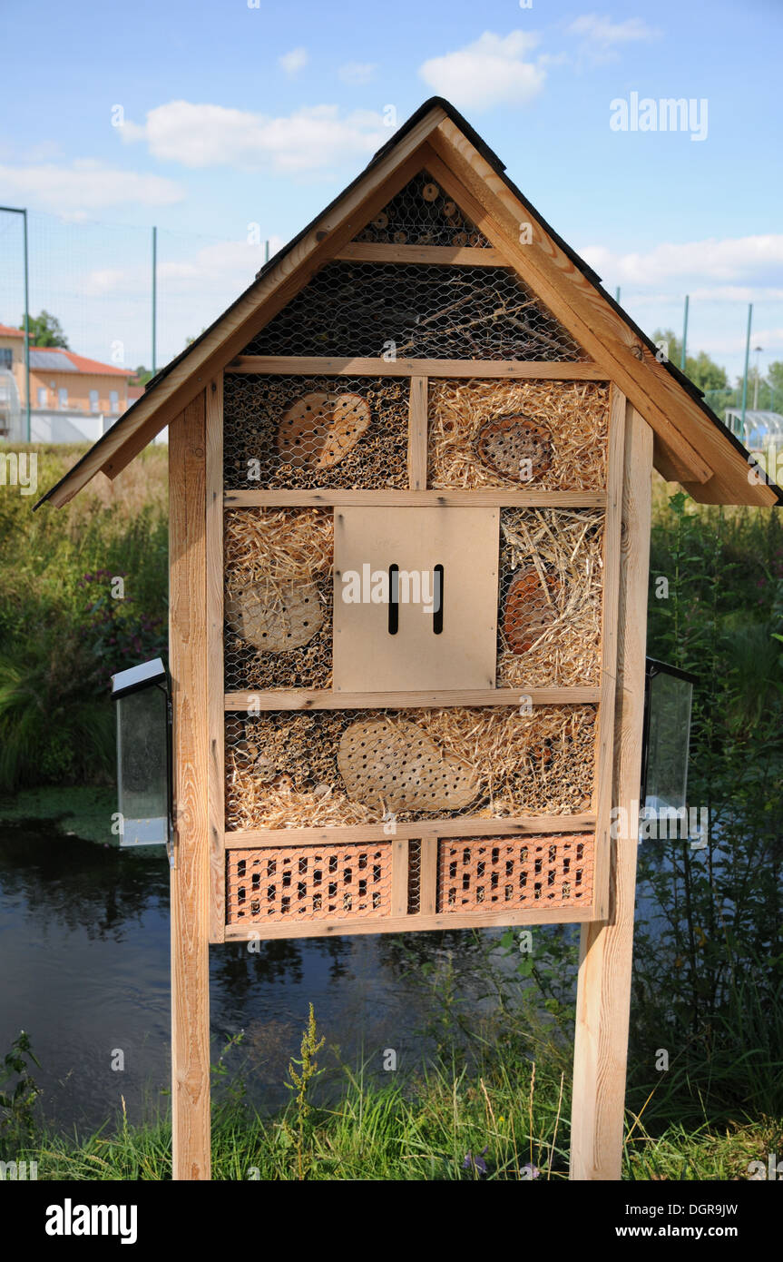 Nisthouse for insects Stock Photo
