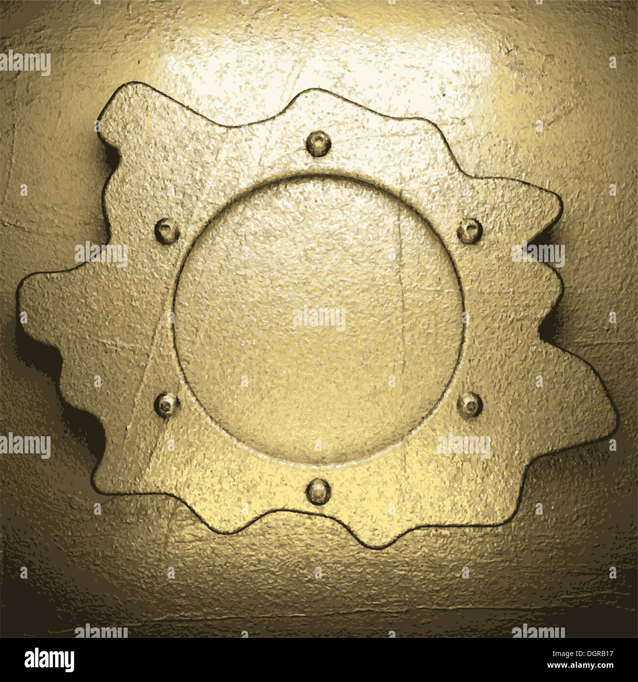 Decorative background golden border hi-res stock photography and images ...