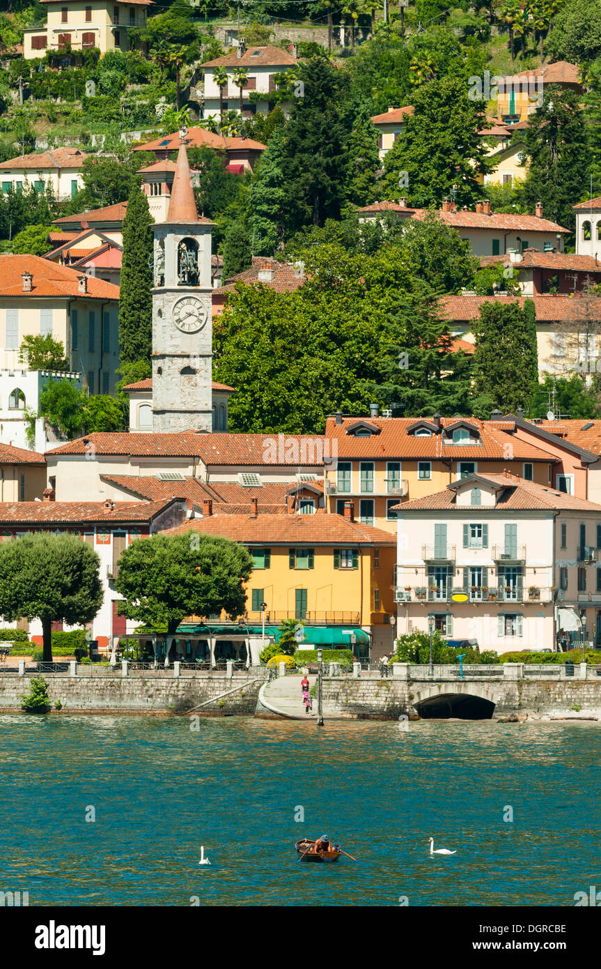 Laveno-Mombello, Lake Maggiore, Lombardia, Italy Stock Photo