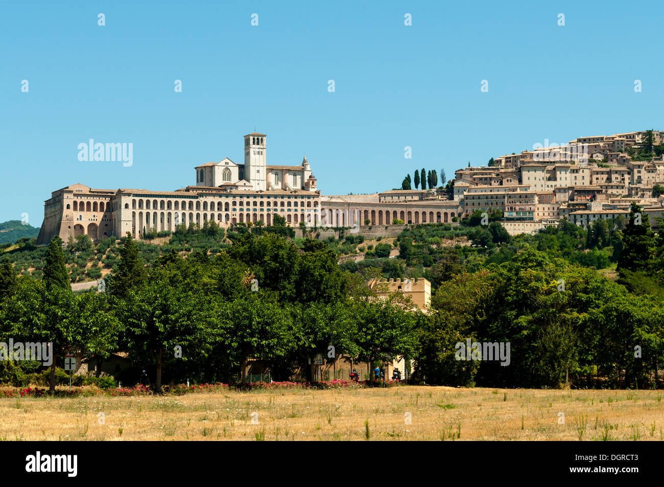Basilica di San Francesco, Assisi, Umbria, Italy Stock Photo