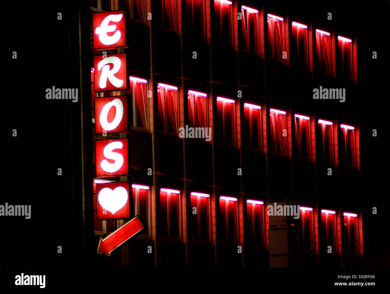 Eros-Center, red light district, Kiel, Schleswig-Holstein Stock Photo -  Alamy