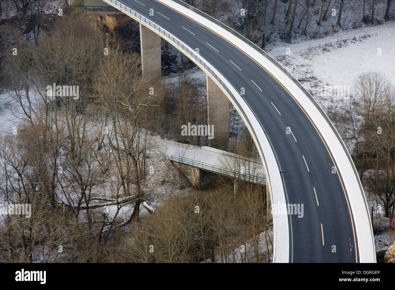 Danube Valley Road, Upper Danube Valley, Sigmaringen district, Baden-Wuerttemberg Stock Photo