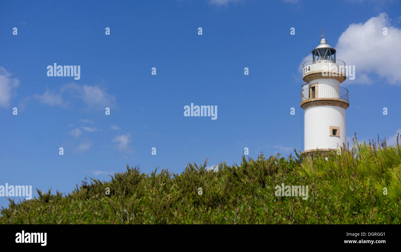 Lighthouse, Cap des Salines, Majorca, Spain, Europe Stock Photo
