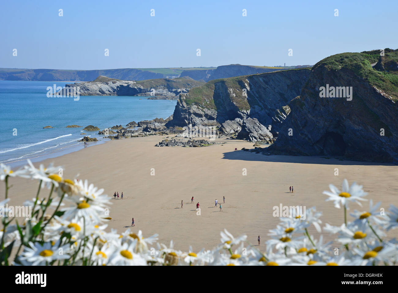 Tolcarne Beach, Newquay, Cornwall, England, United Kingdom Stock Photo