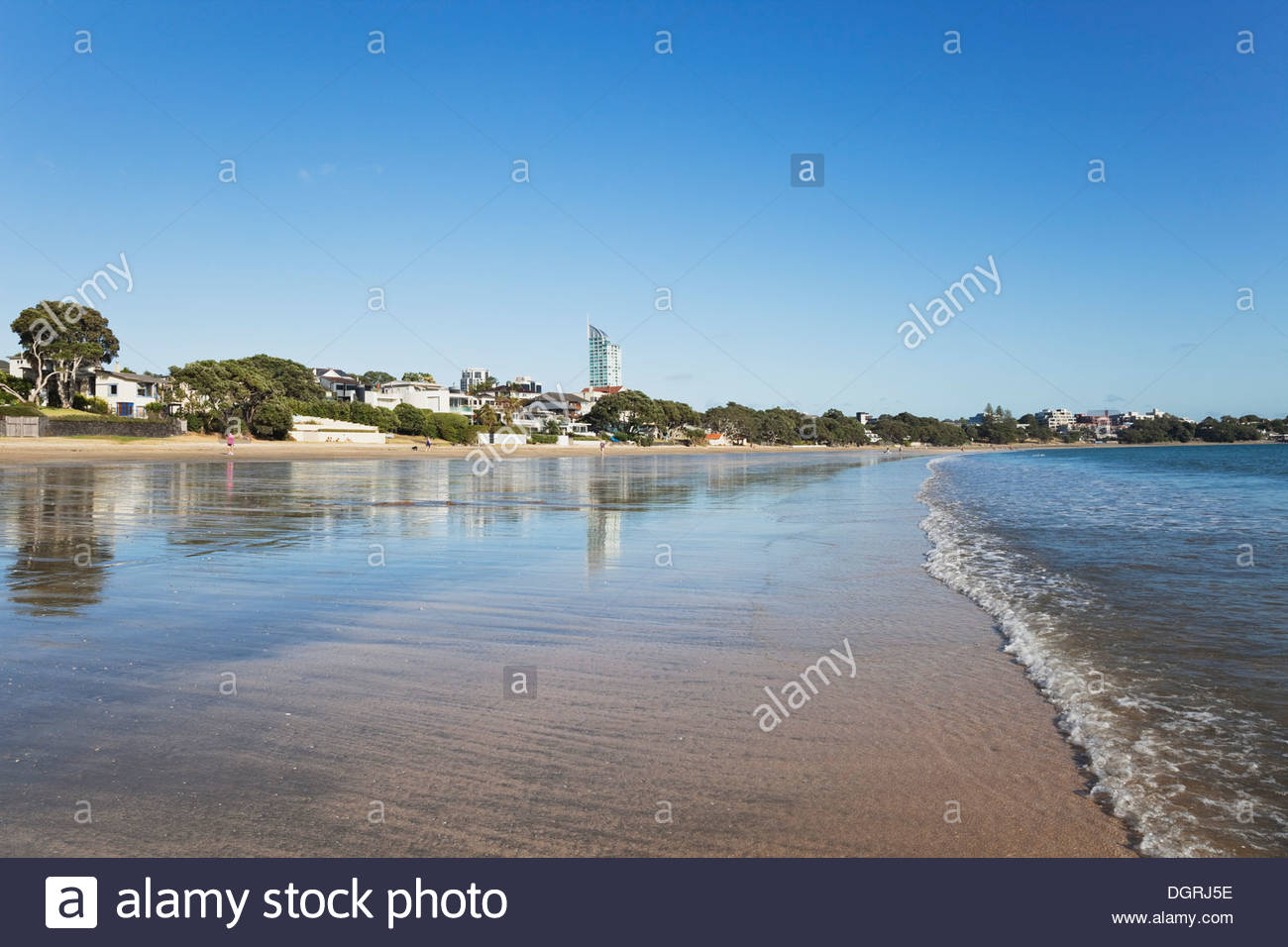 New Zealand, Auckland, Takapuna Beach Stock Photo 61984762 Alamy