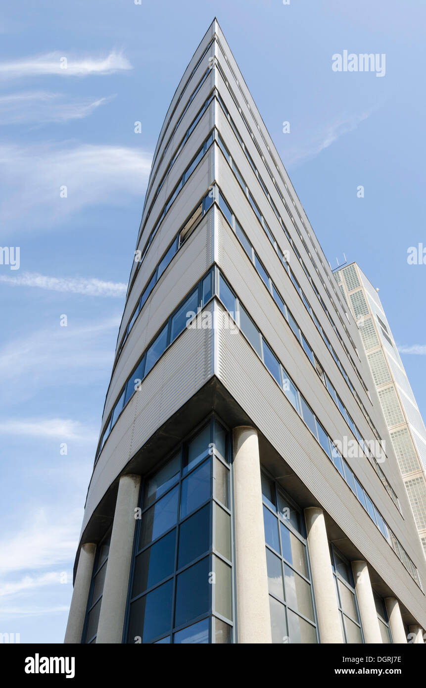 Terminal building of DFDS, a Danish shipping company, in the port of
