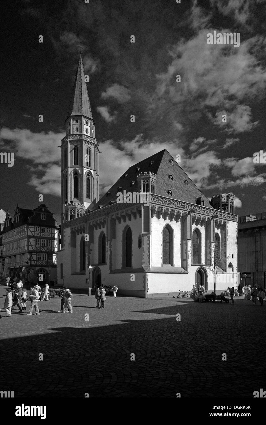 Old NikolaiKirche, St. Nicholas Church, Roemer square, Frankfurt am