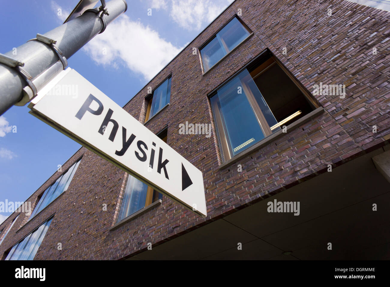 Max Planck Institute of Biophysics, MPIBP, research institute of the Max Planck Society, Frankfurt-Riedberg, Frankfurt am Main Stock Photo