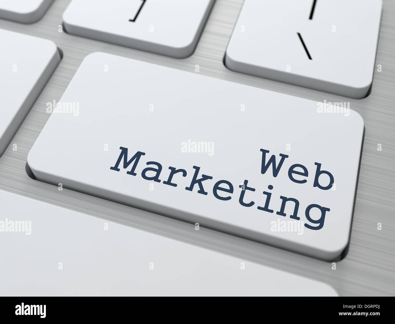 Web Marketing Concept. Stock Photo