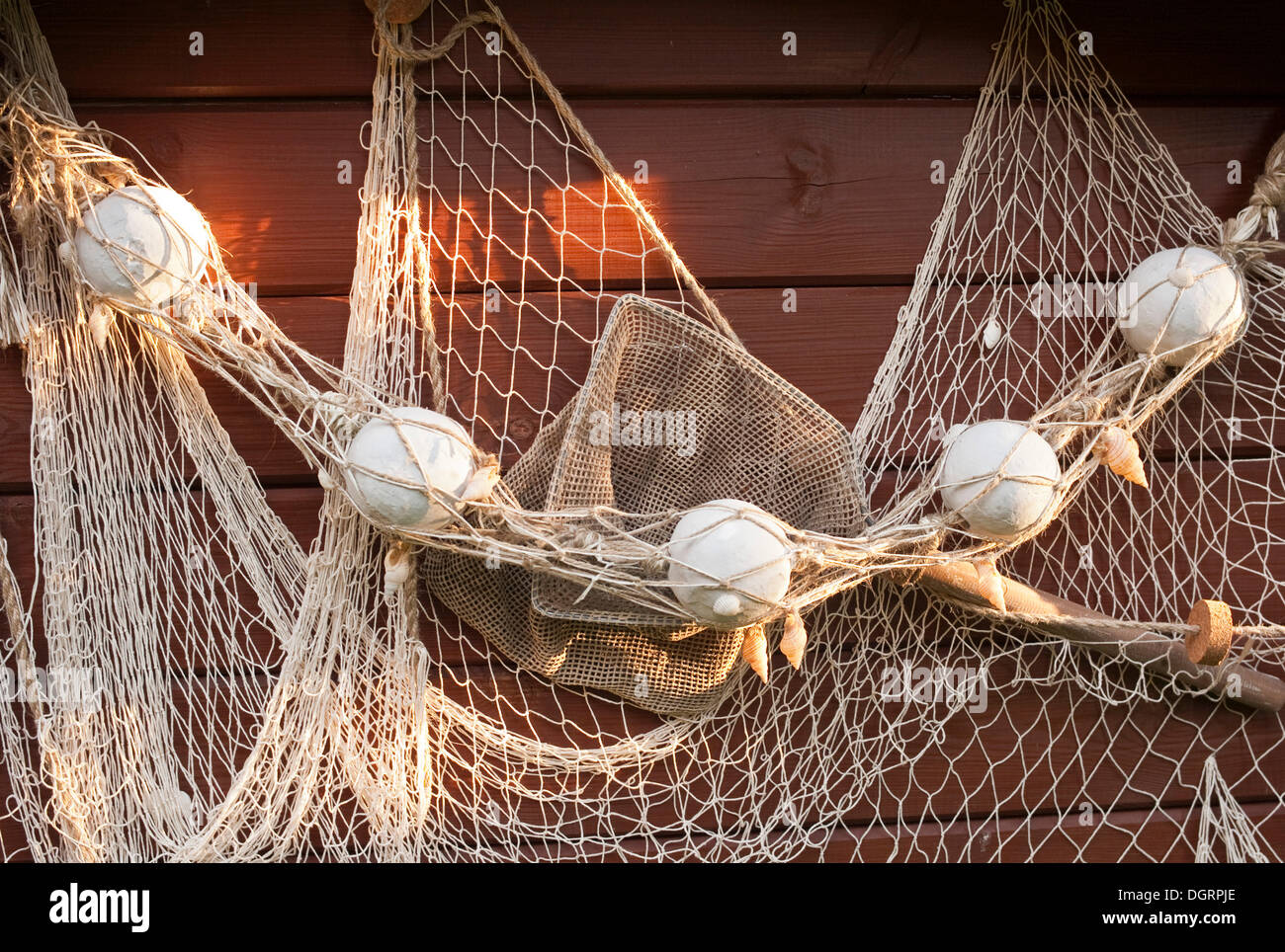 Rustic Decorative Fishnet Nautical Fishing Net Wall Hanging Decor