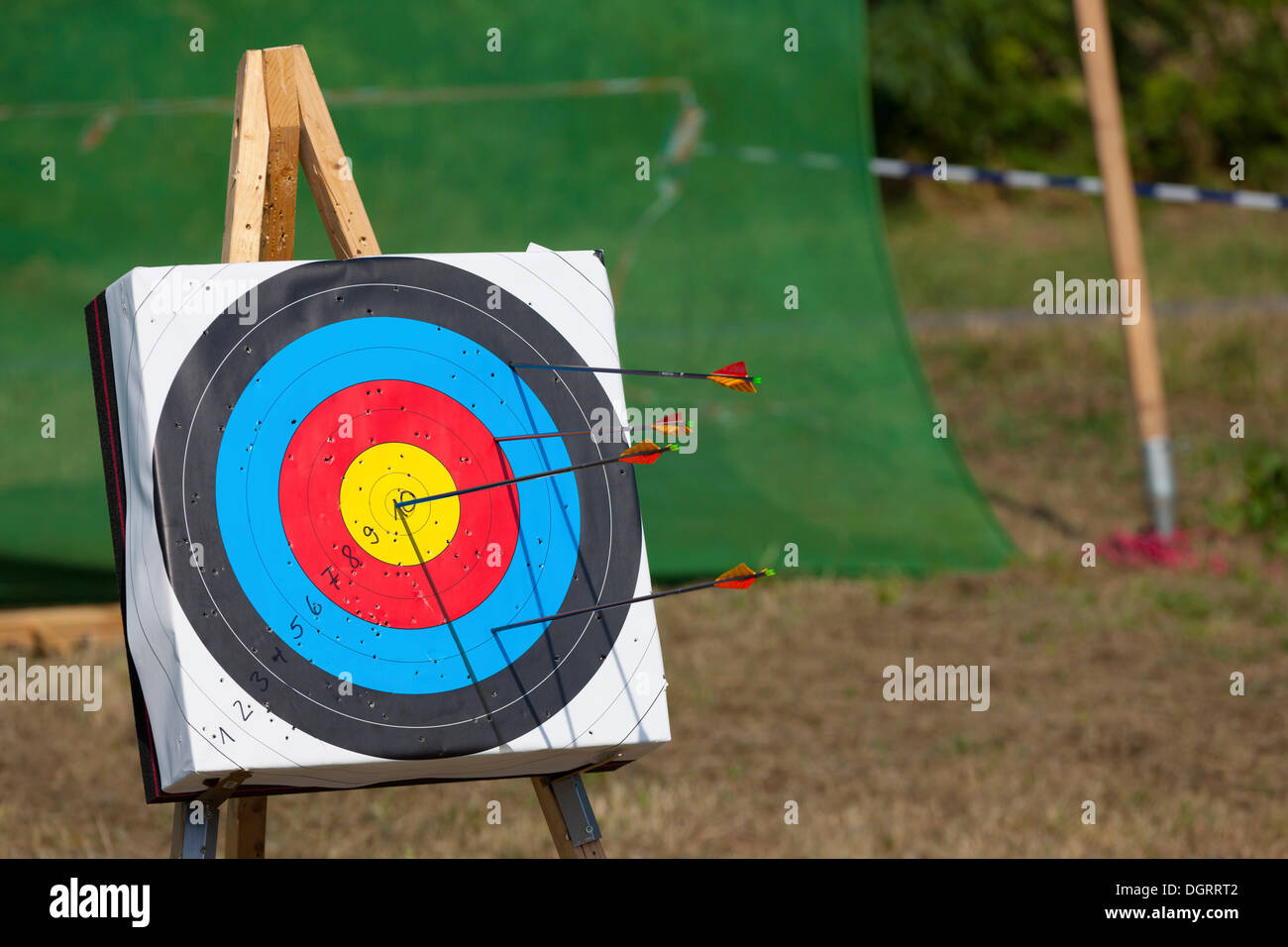 Target With Arrows Arrow In The Bullseye Hesse Stock Photo Alamy Target With Arrows Arrow In The Bullseye Hesse Stock Photo Alamy