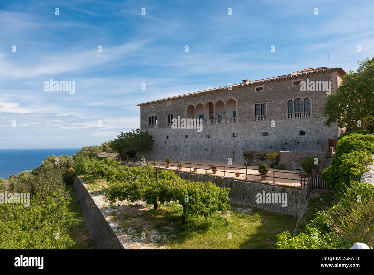 Son Marroig, mansion of Archduke Ludwig Salvator, Serra de Tramuntana, Deià, Northwest Coast, Mallorca, Majorca Stock Photo