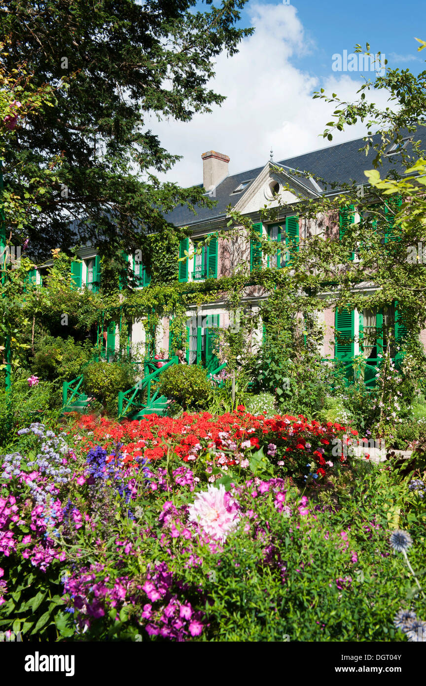 Garden, House Of Painter Claude Giverny, Normandy, France
