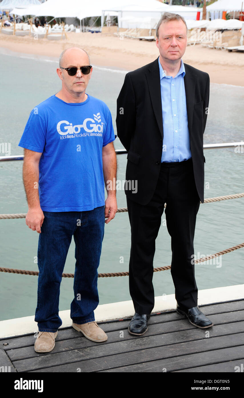 Film director Keith Allen and writer Paul Sparks, photocall for