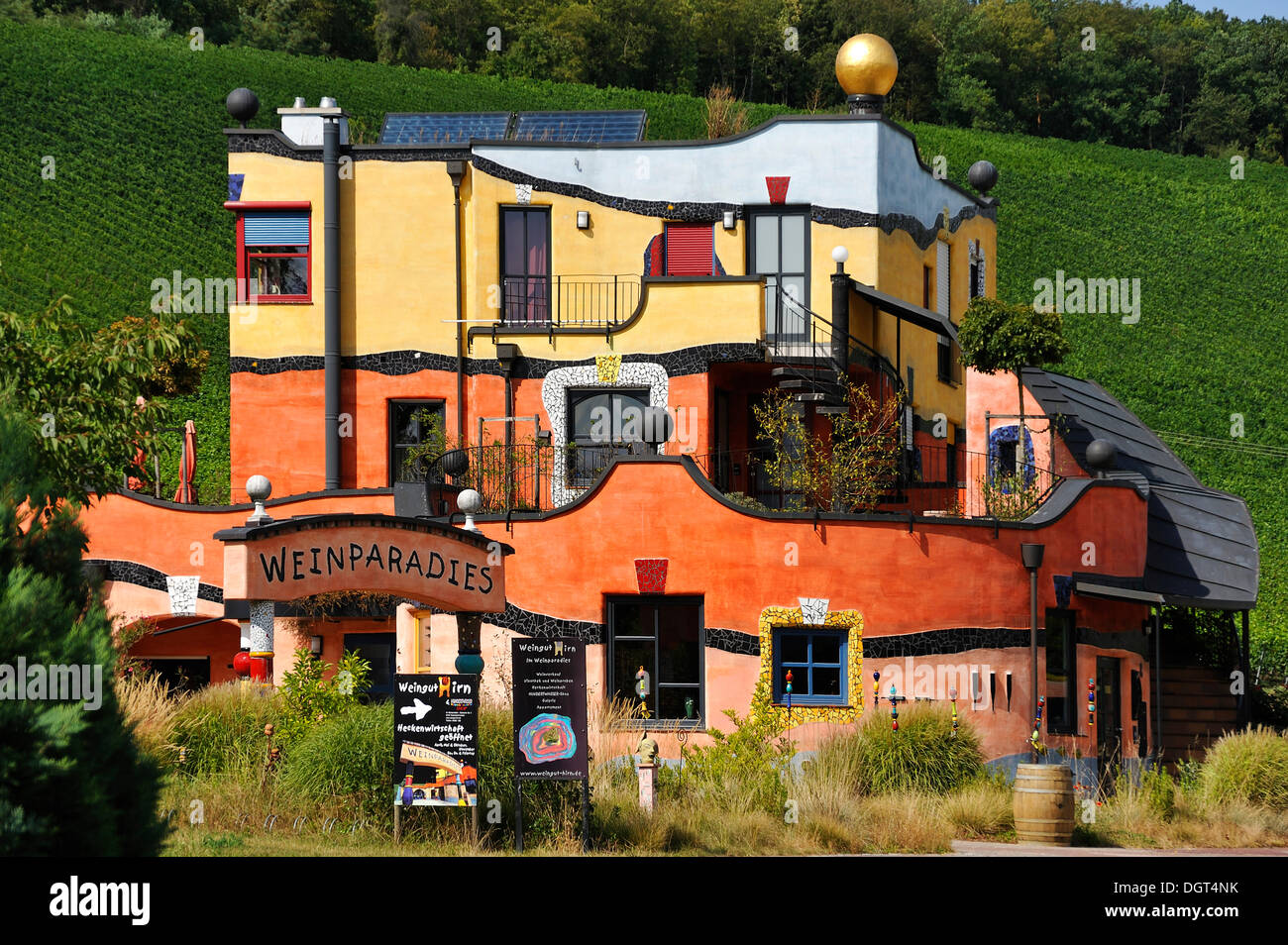 Weingut Hirn Winery Built By The Artist Friedensreich Hundertwasser 
