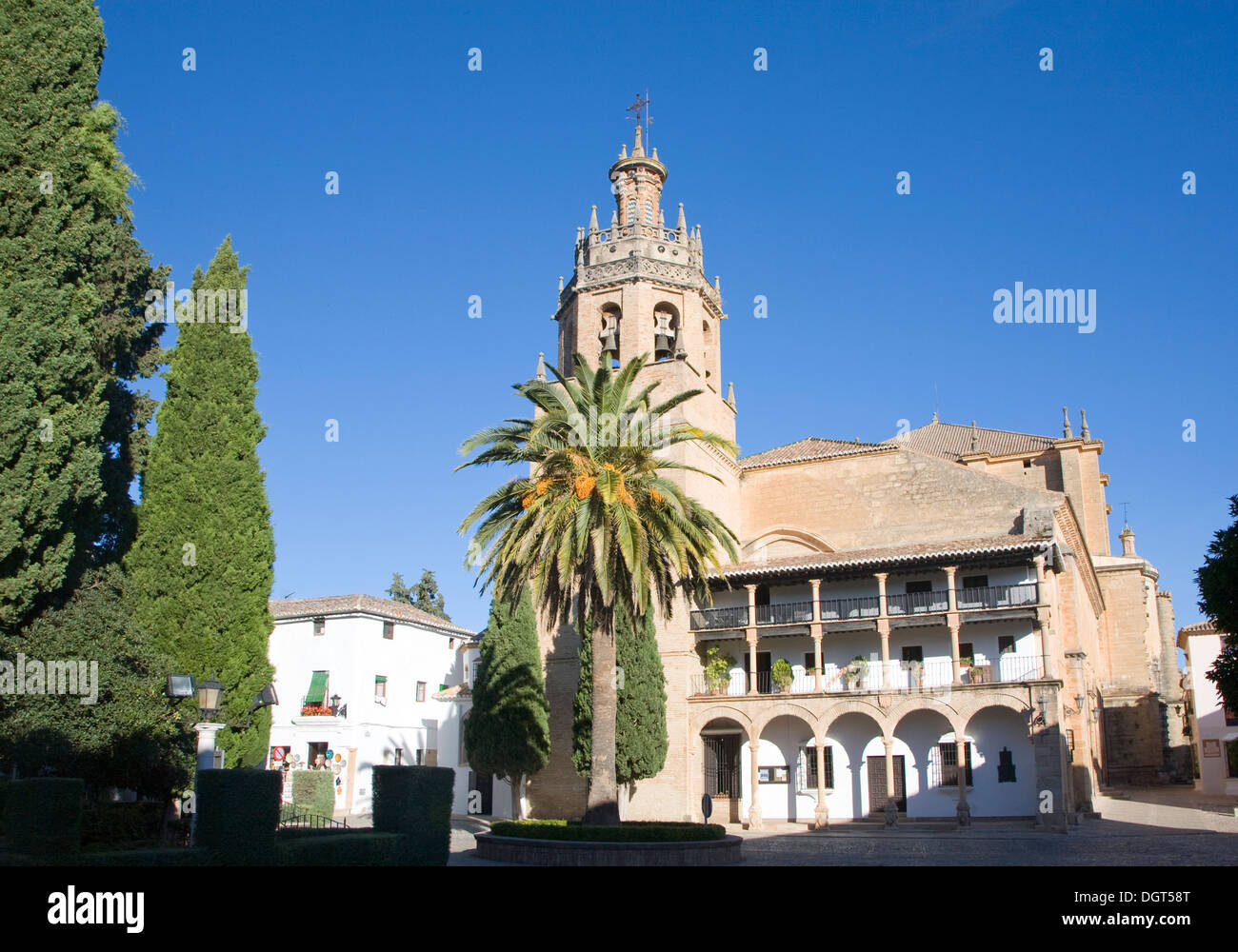 Historic church building Iglesia de Santa Maria de Mayor, Ronda, Spain ...