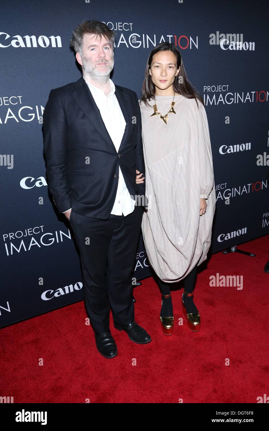 New York, NY, USA. 24th Oct, 2013. James Murphy, Christina Topsoe at