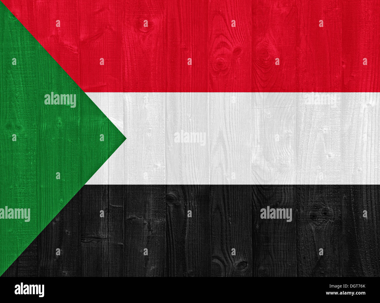 Sudan painted flag hi-res stock photography and images - Alamy