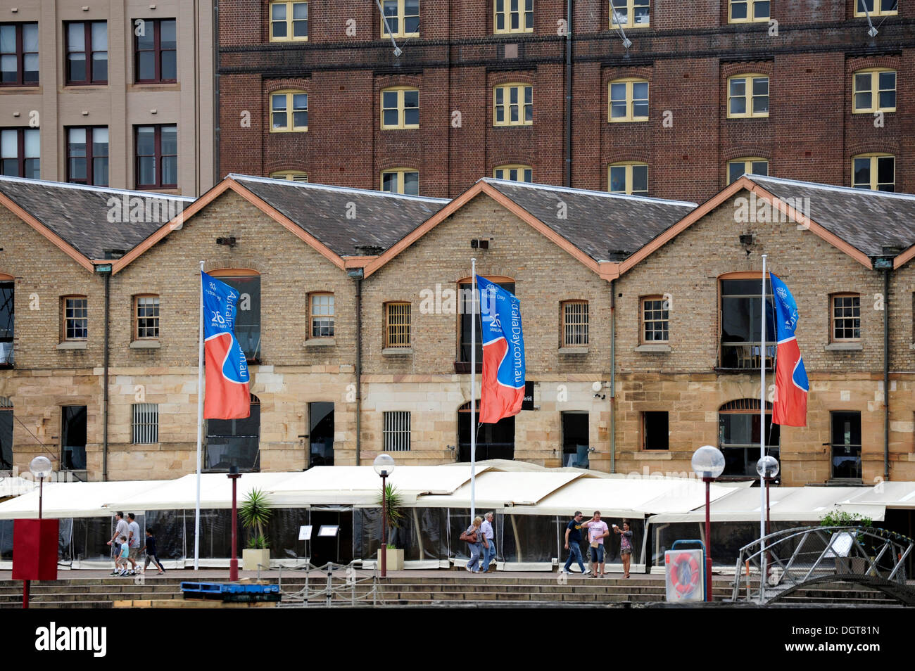 Circular Quay Wharves, waterfront at Campbell's Storehouse, The Rocks