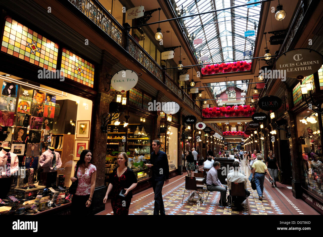 The Strand Arcade, Victorian style shopping mall, Central Business District, CBD, Sydney City