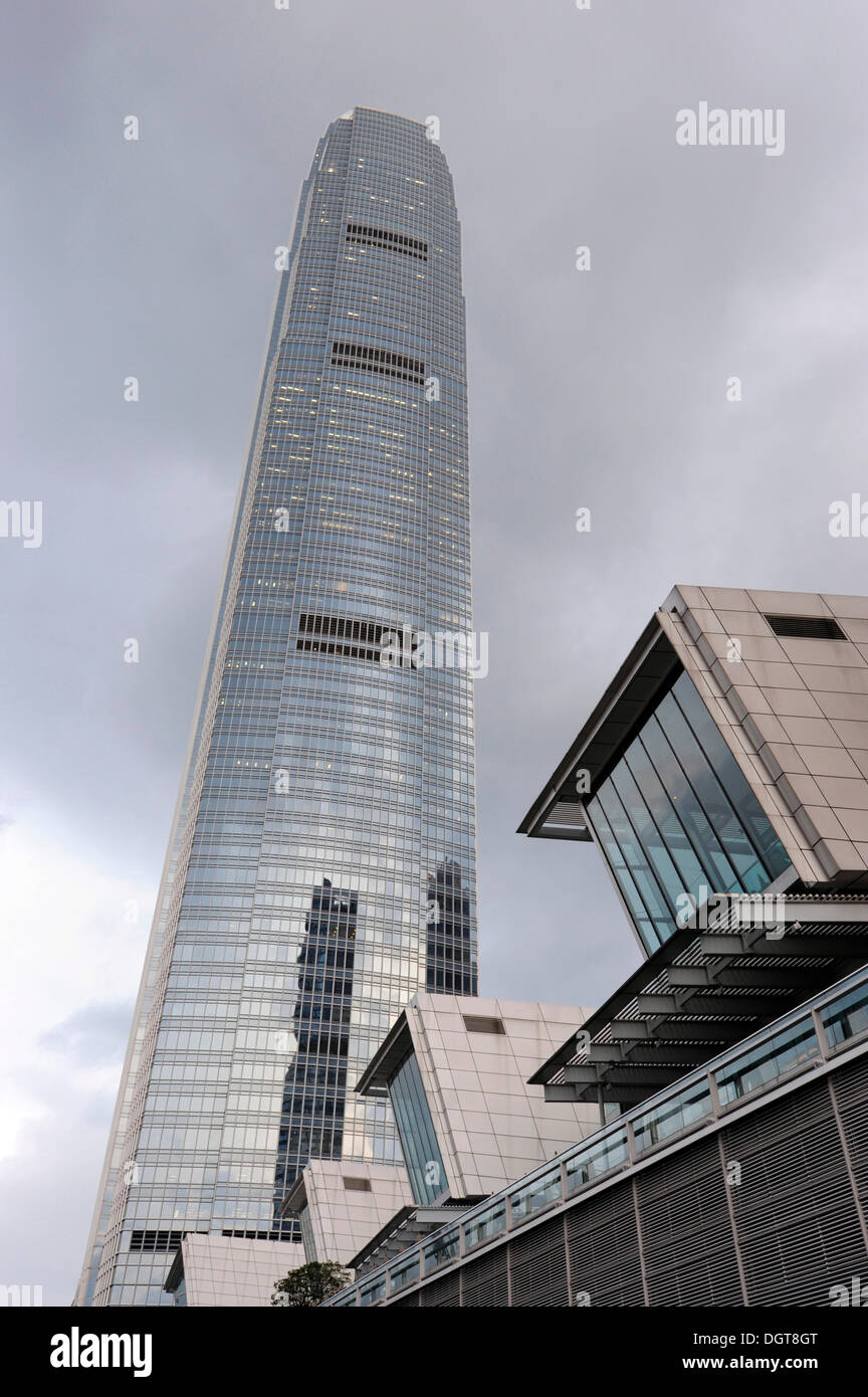 International Finance Centre, IFC skyscraper, Tower Two, Chung Wan, Central District, Hong Kong Island, Hong Kong, China, Asia Stock Photo