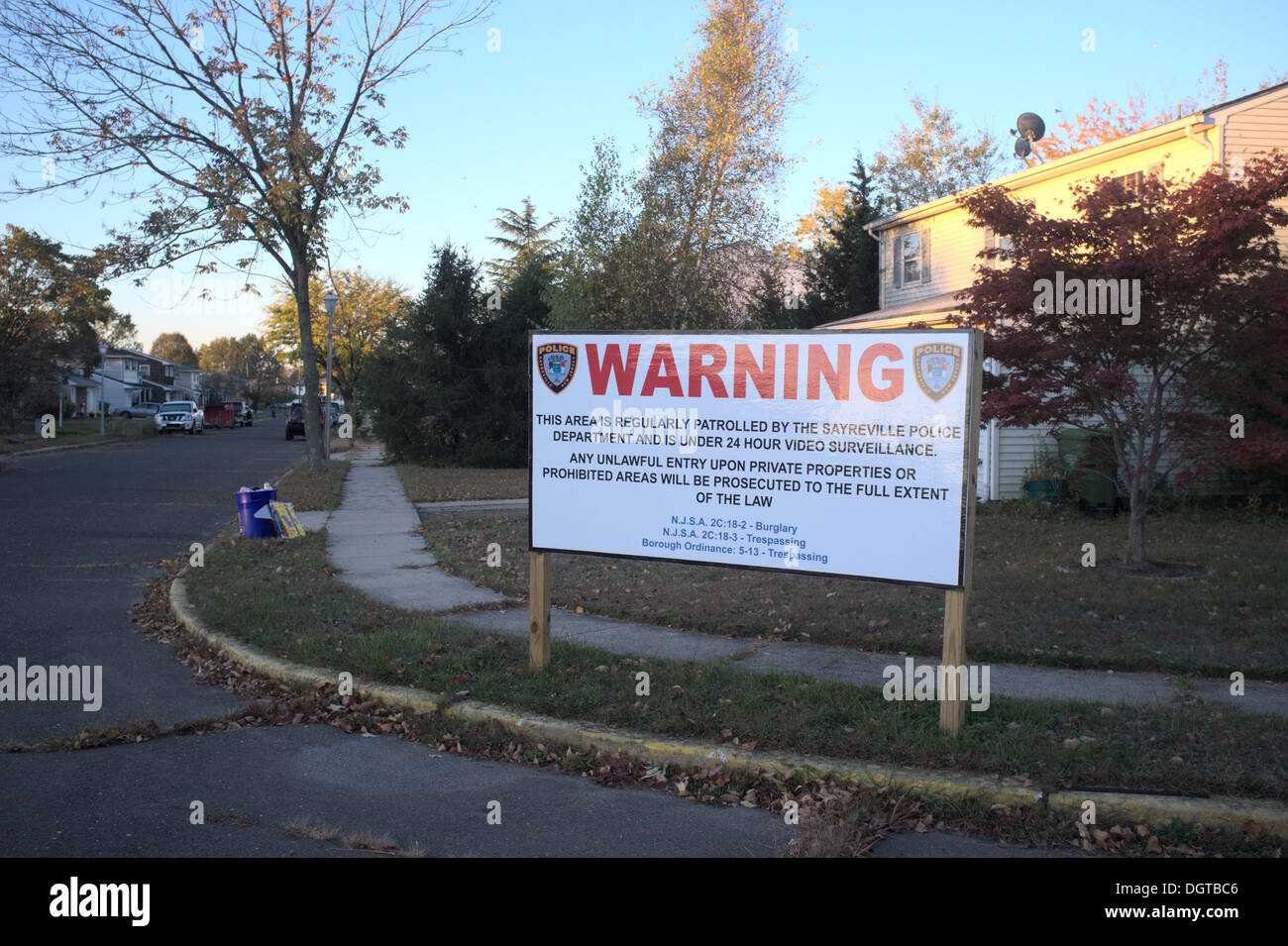 Areas of Sayreville, New Jersey still suffering from effects of