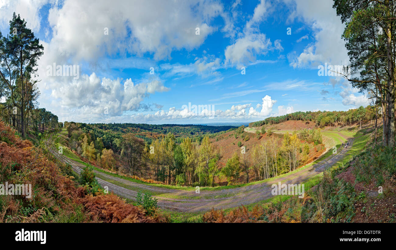 The location of the old A3 London to Portsmouth road at Hindhead, after