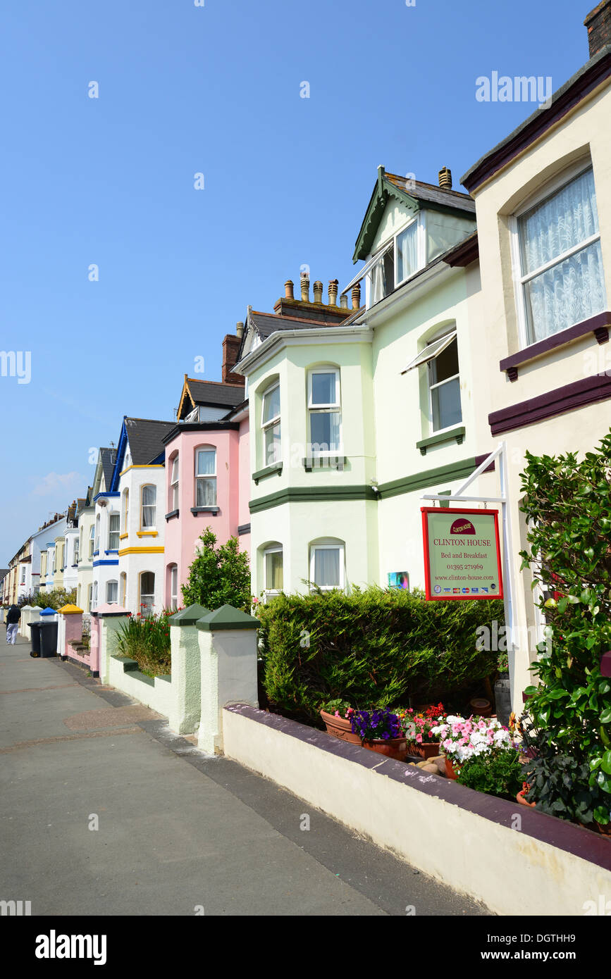 Row of Victorian terraced houses with Bed & Breakfasts, Morton Road
