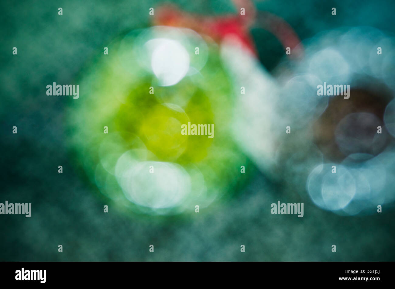 Blurred bright background light of different colors Stock Photo