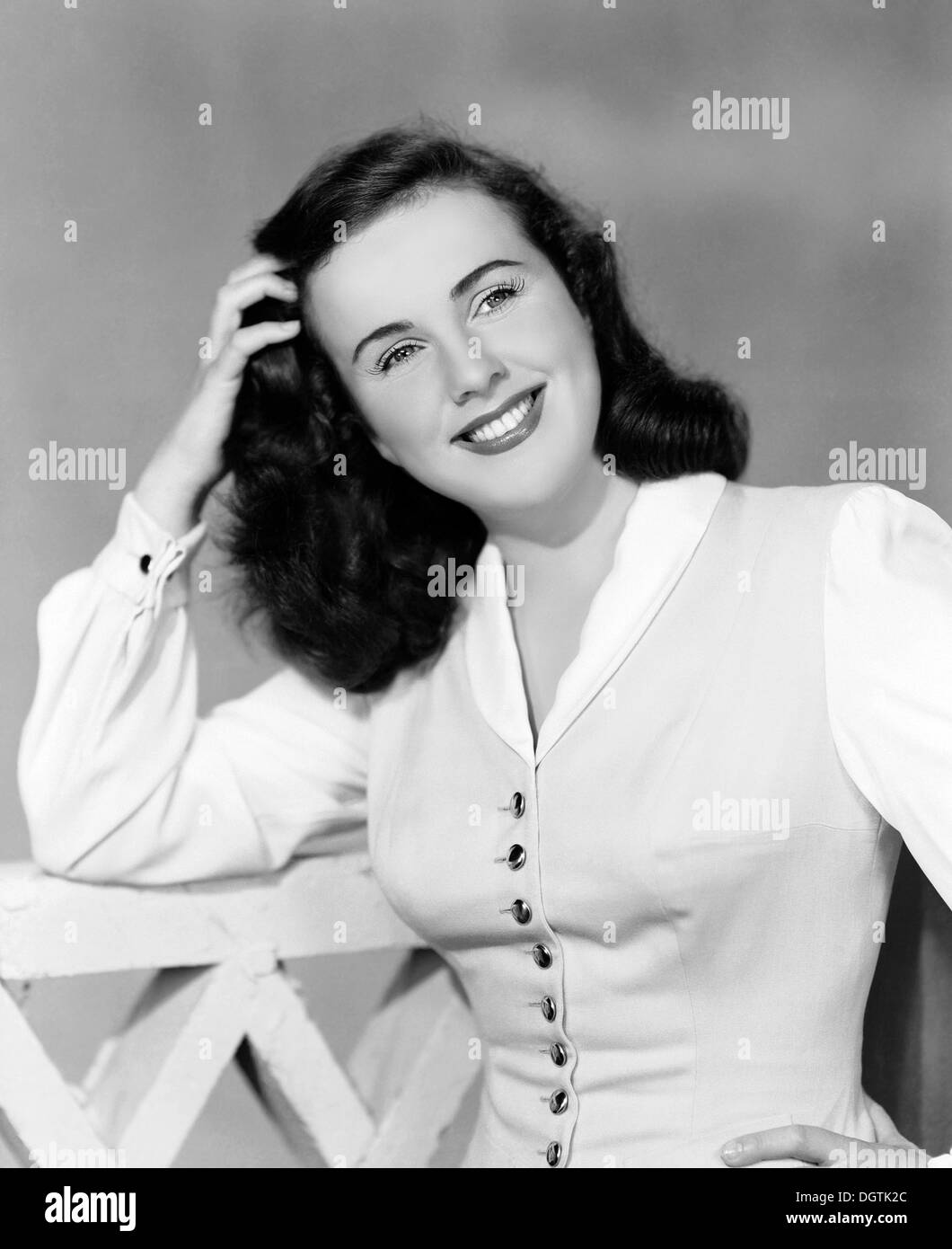 DEANNA DURBIN (1921-2013) Canadian film actress and singer Stock Photo