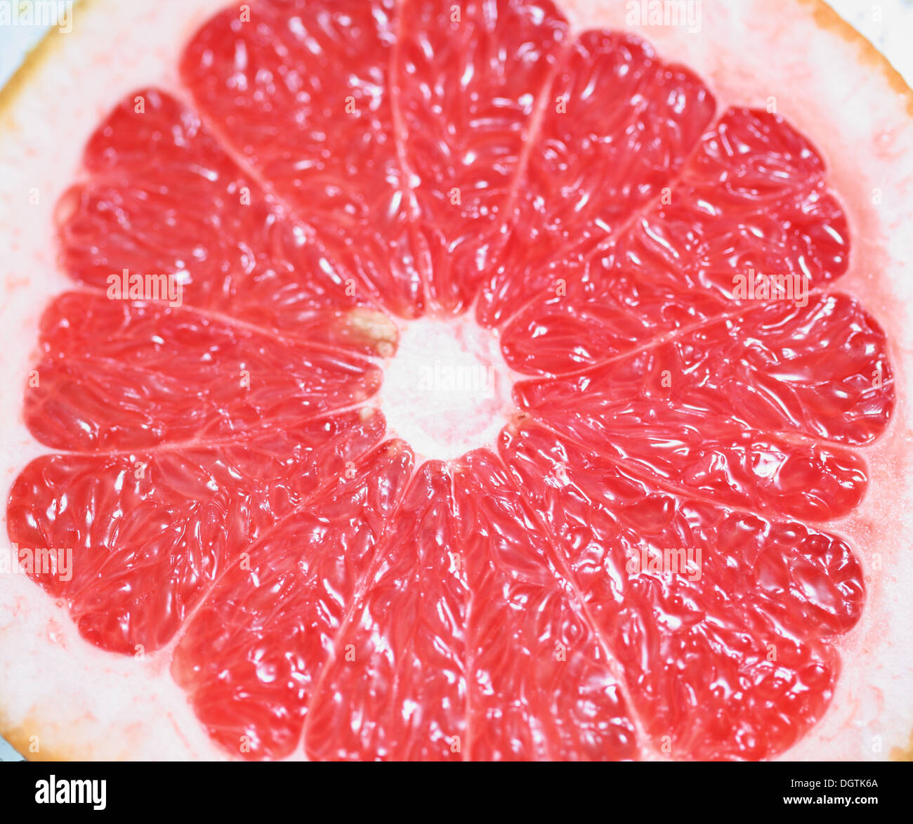 On a photo red grapefruit pulp Stock Photo Alamy